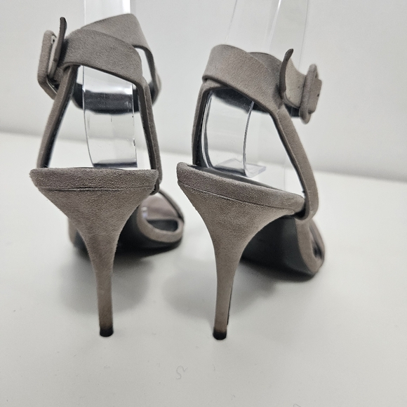 Alexander Wang Antonia Suede Minimalist Sandals Sz 37 EUR / 6.5 US Designer - Picture 5 of 8